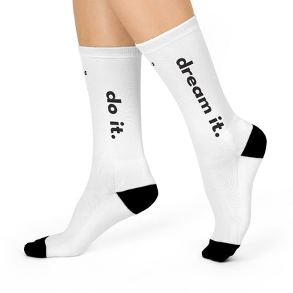 'DREAM IT. DO IT.' CREW SOCKS