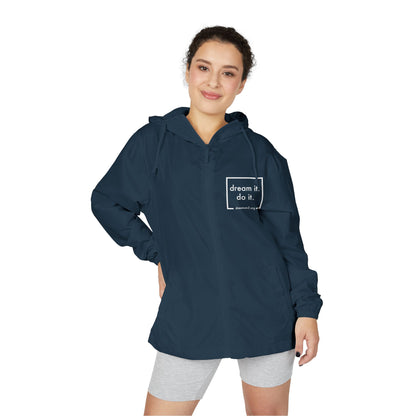 Dream It Do It Unisex Full-Zip Windbreaker Jacket