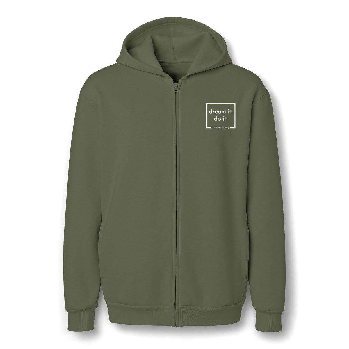 Unisex ReFlex Fleece Full-Zip Hoodie Sweatshirt