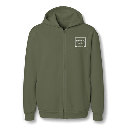 Unisex ReFlex Fleece Full-Zip Hoodie Sweatshirt