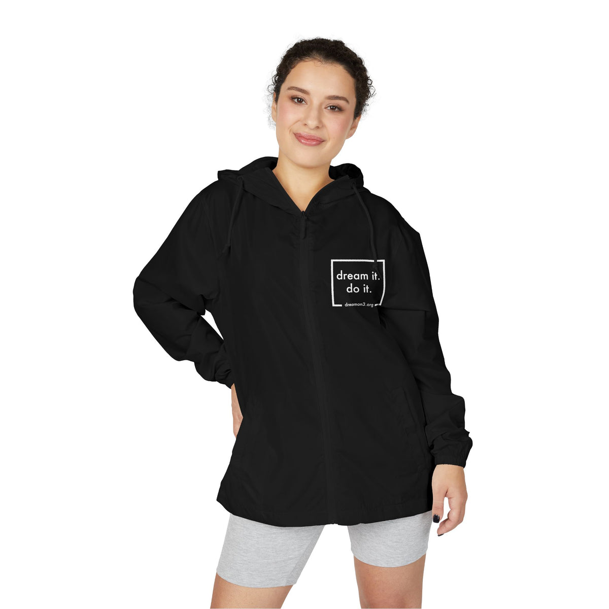 Dream It Do It Unisex Full-Zip Windbreaker Jacket
