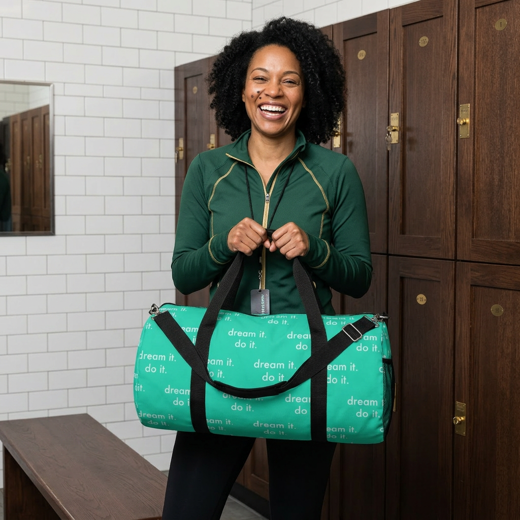 'DREAM IT. DO IT.' ATHLETIC DUFFLE